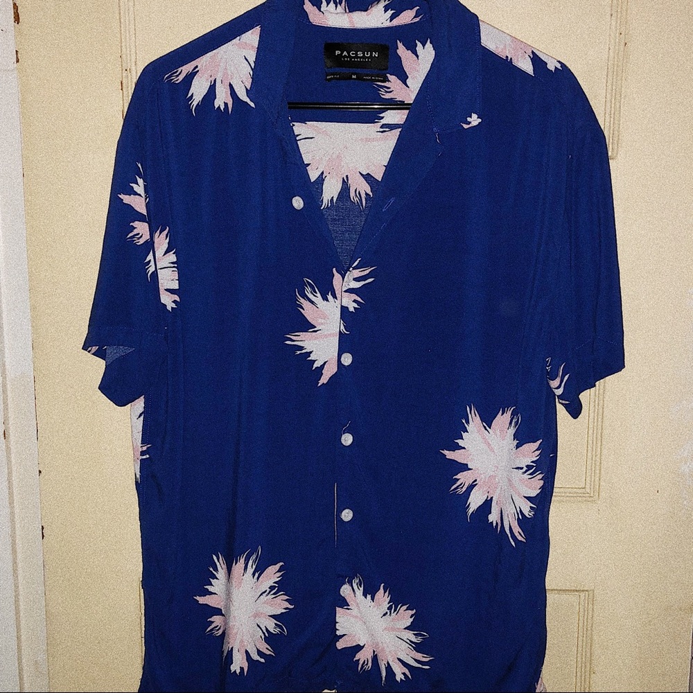 Flimsy Blue PacSun Shirt